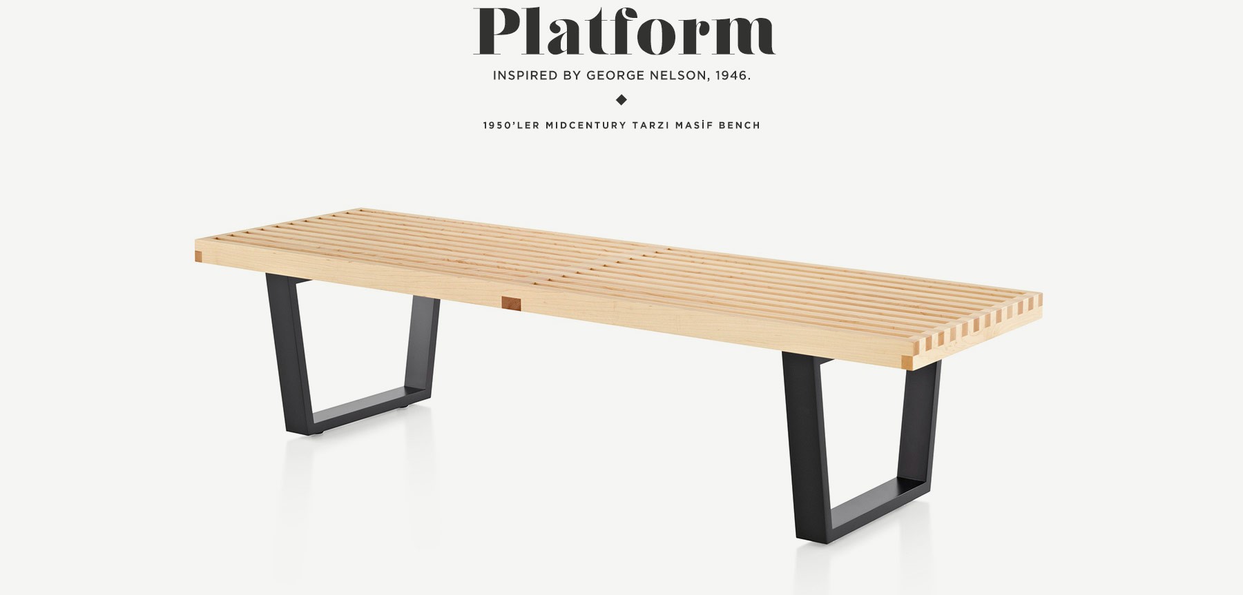 nelson platform bench 150'in resmi